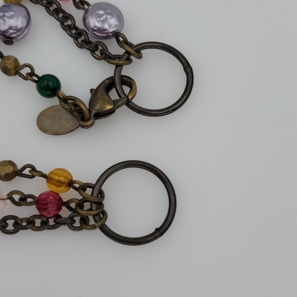 Cookie Lee 3 Strand Mixed Beads Necklace - Picture 6 of 7